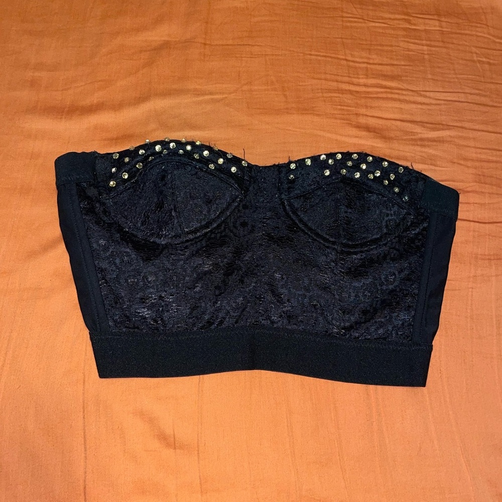 Forever 21 bedazzled crop top
